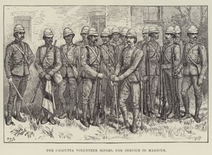 Les Volontaires de Calcutta, pour le service à Manipur - Walter Paget